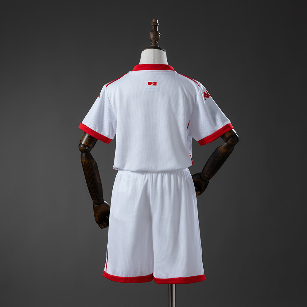 Tunisia 2026 Away Kids Kit Jersey SIZE 16-28