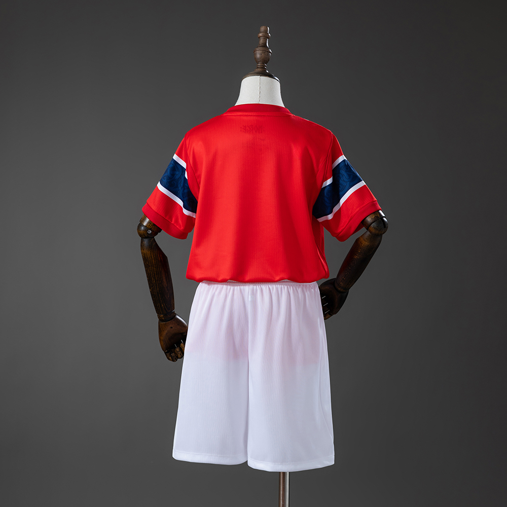 Norway 2026 Home Kids Kit Jersey Size 16-28